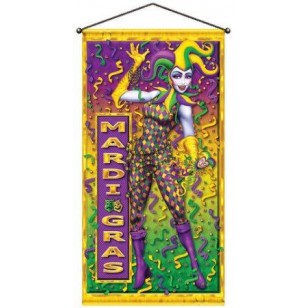 Mardi Gras Door / Wall Hanging
